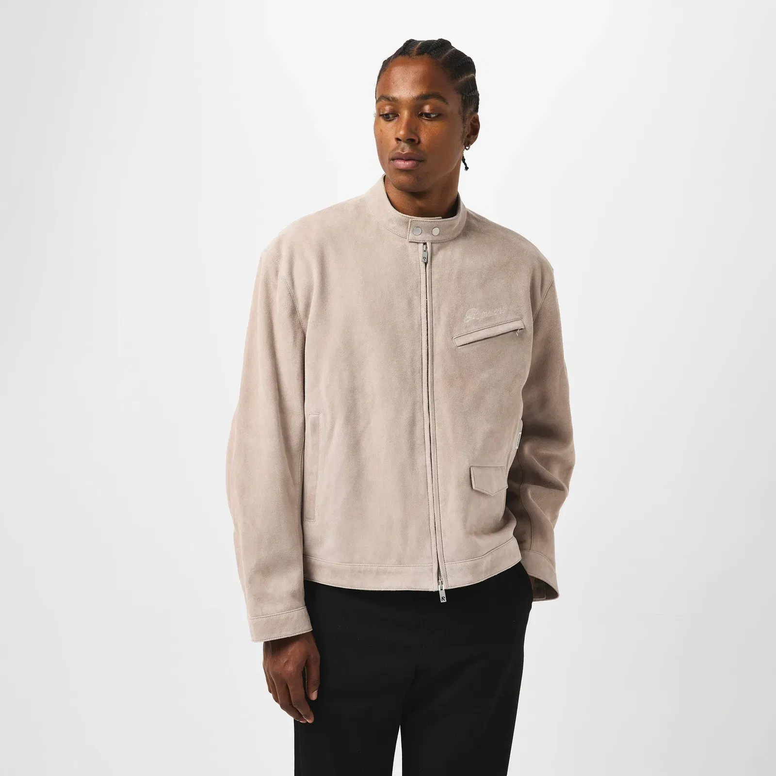 Structured Fit Bomber Jacket