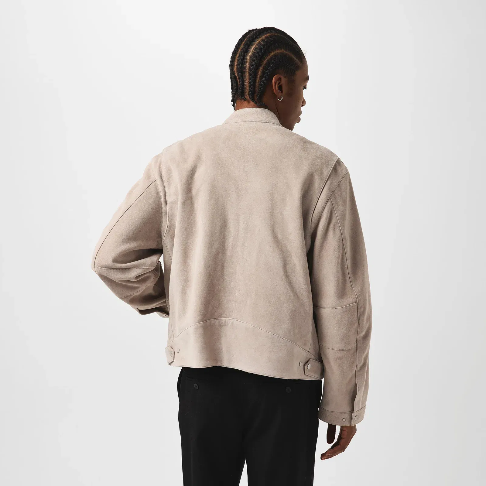 Structured Fit Bomber Jacket