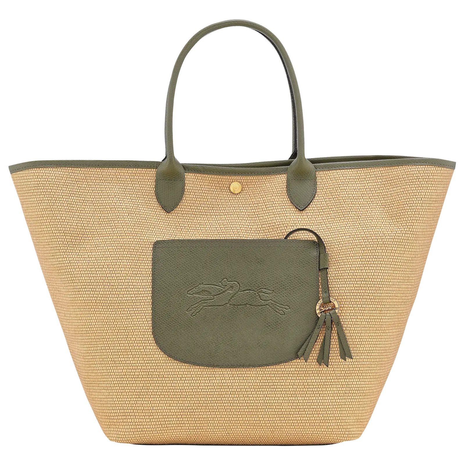 Longchamp Le Pliage Collection L Basket bag Artichoke