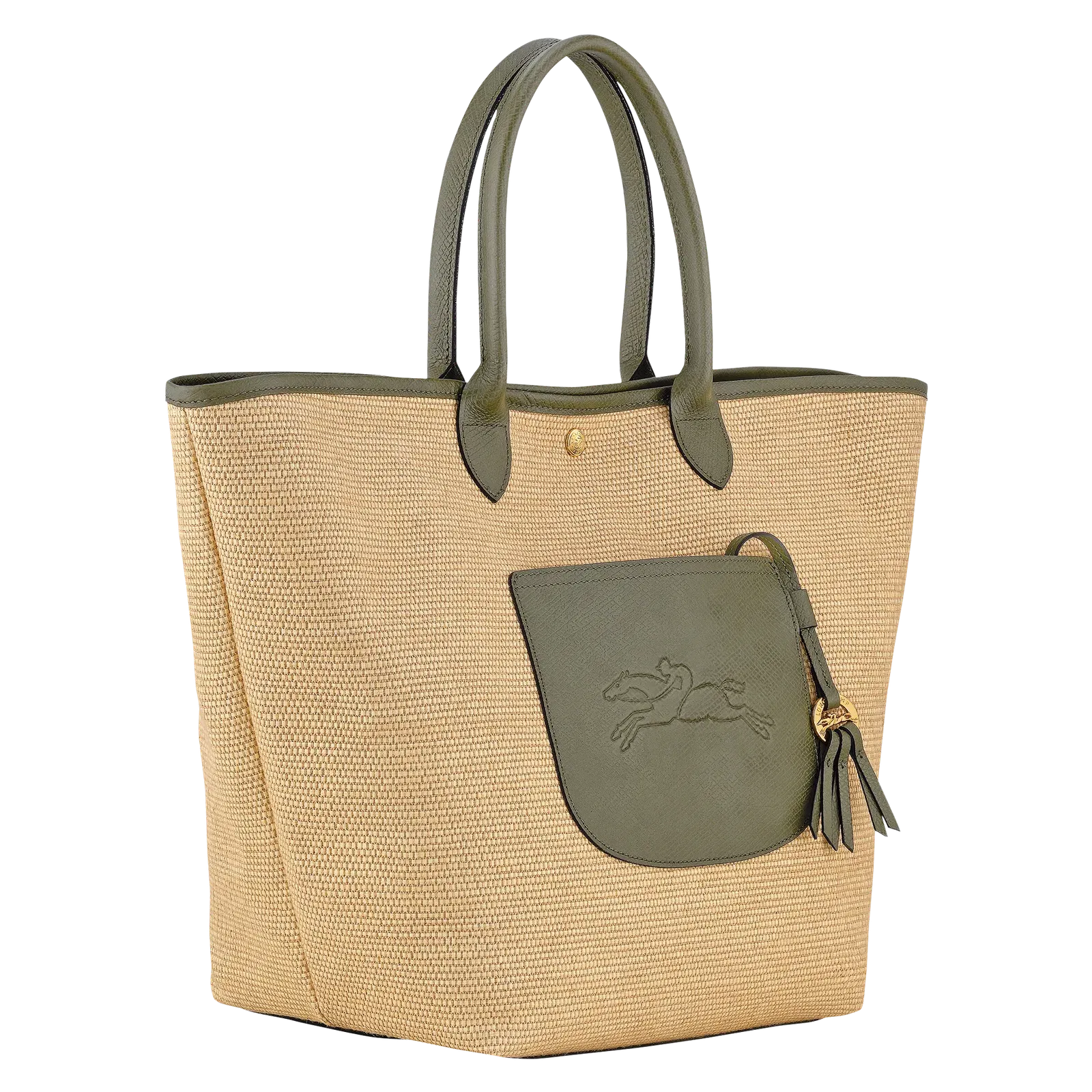 Longchamp Le Pliage Collection L Basket bag Artichoke