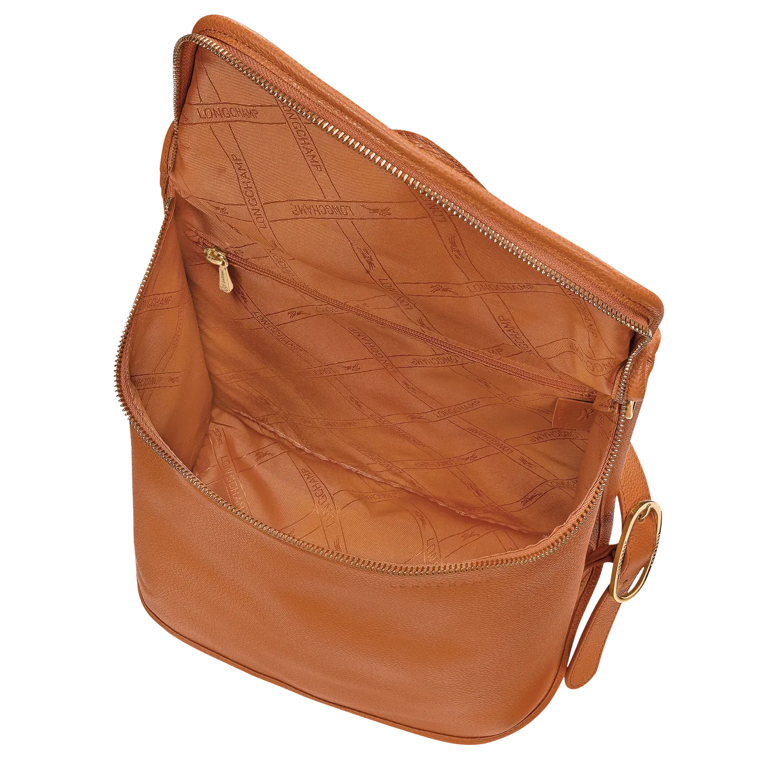 Longchamp Le Foulonné M Backpack Amber