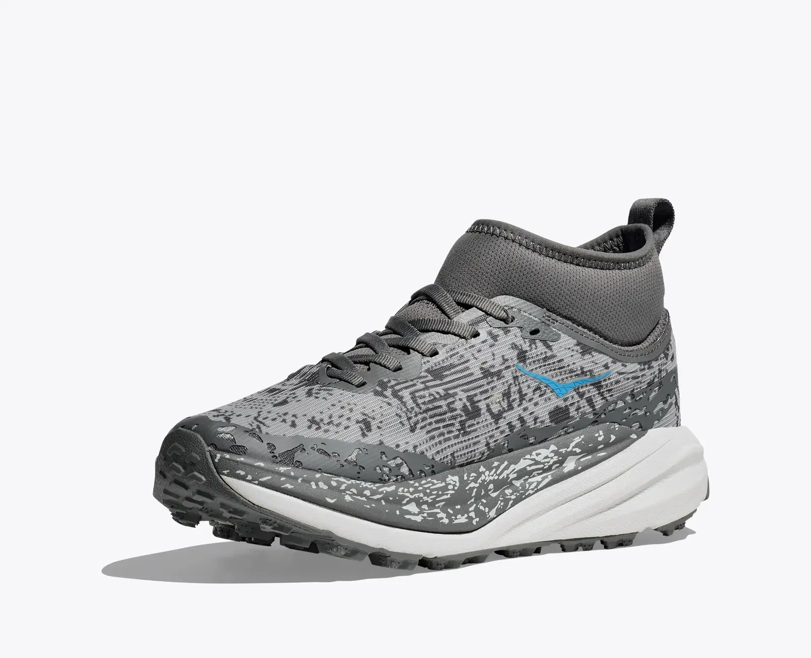 Hoka Women'S Speedgoat 6 Mid Gtx Asteroid Cosmic Grey