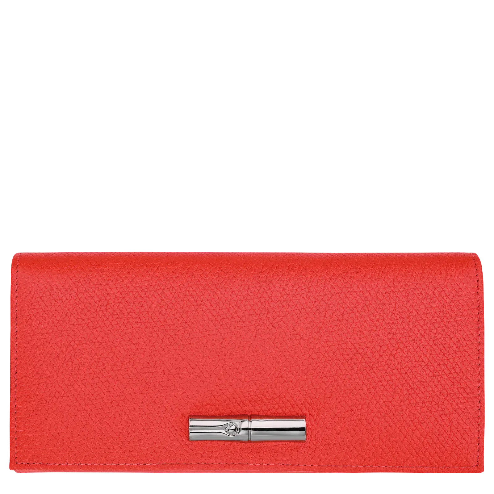 Longchamp Le Roseau Long continental wallet Vermilion