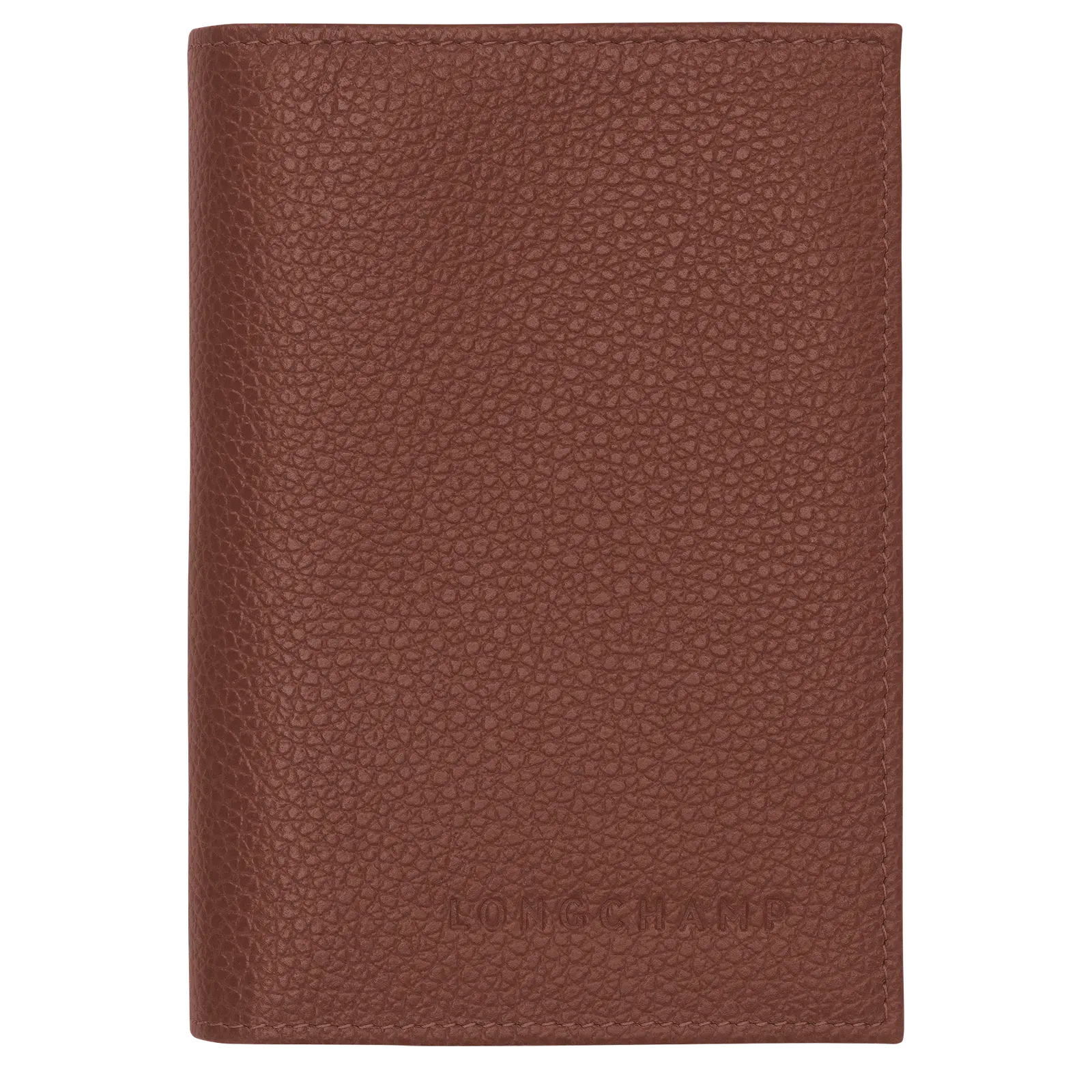 Longchamp Le Foulonné Passport cover Coffee