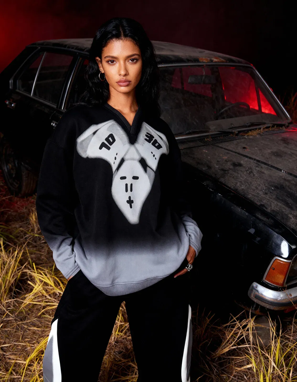 JUDAS [HAND-SPRAYED SWEATSHIRT]
