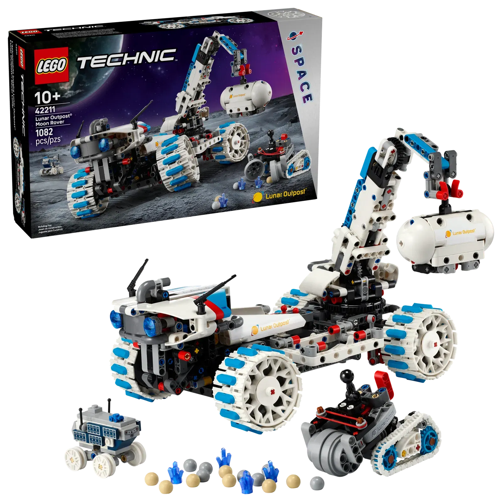 Lego Lunar Outpost Moon Rover Space Vehicle