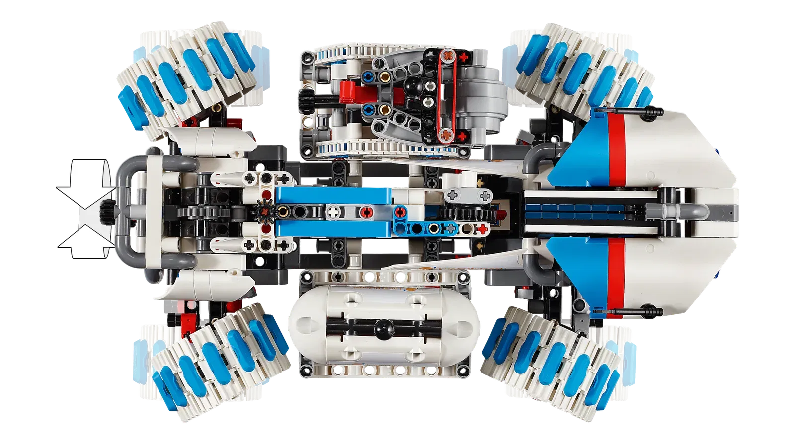 Lego Lunar Outpost Moon Rover Space Vehicle