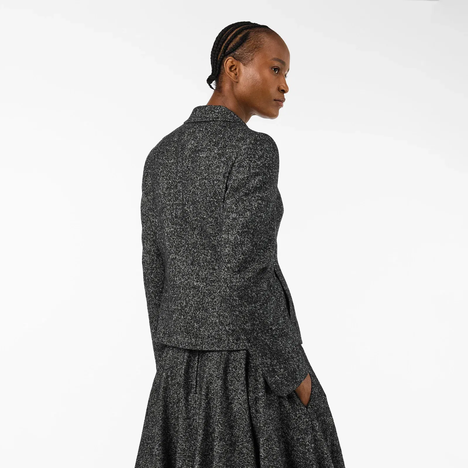 Structured Shoulder Blazer
