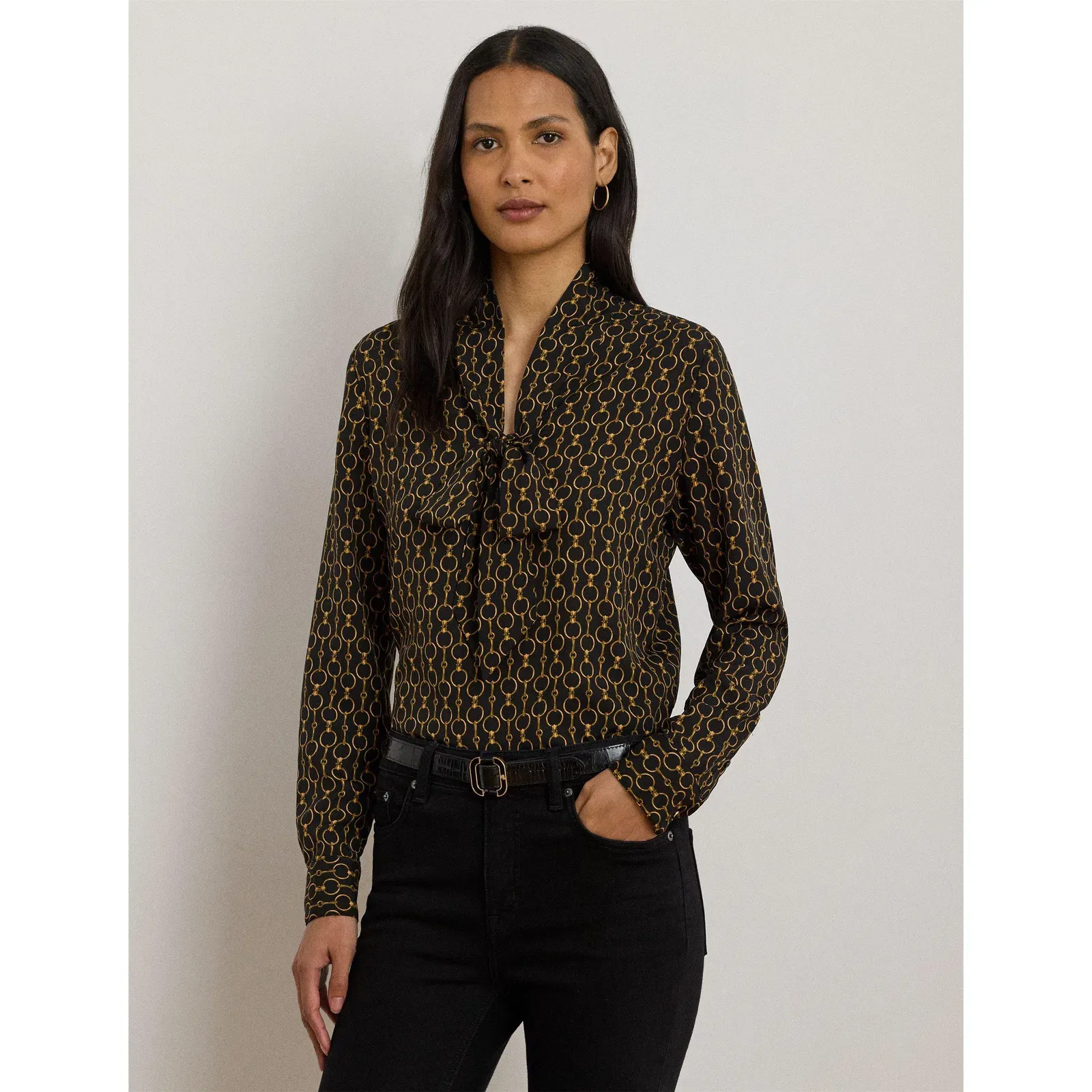 Long-Sleeve Blouse