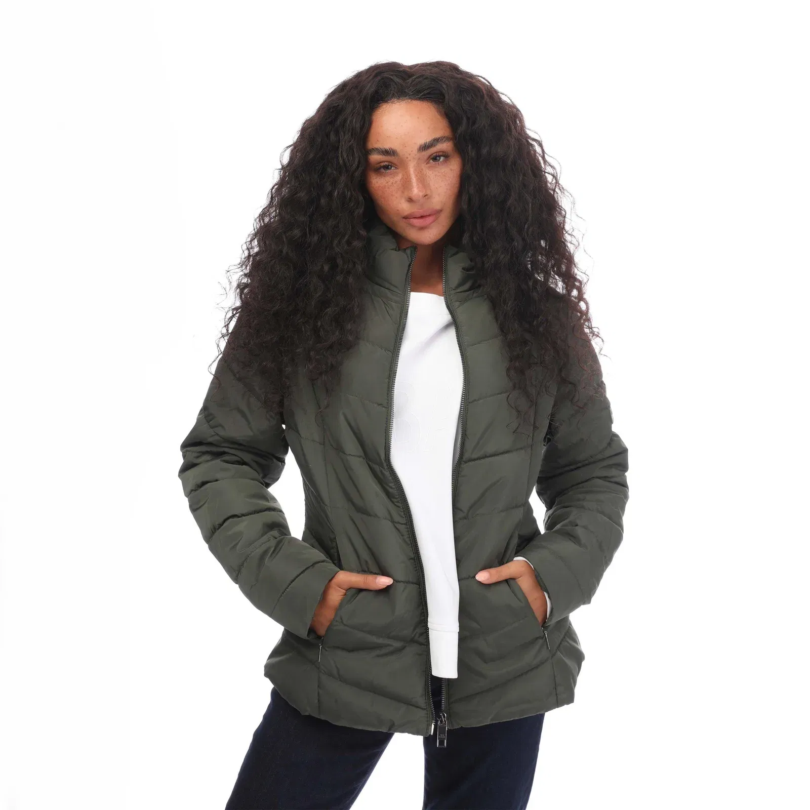 Renika Quilted Short Puffer Jacket