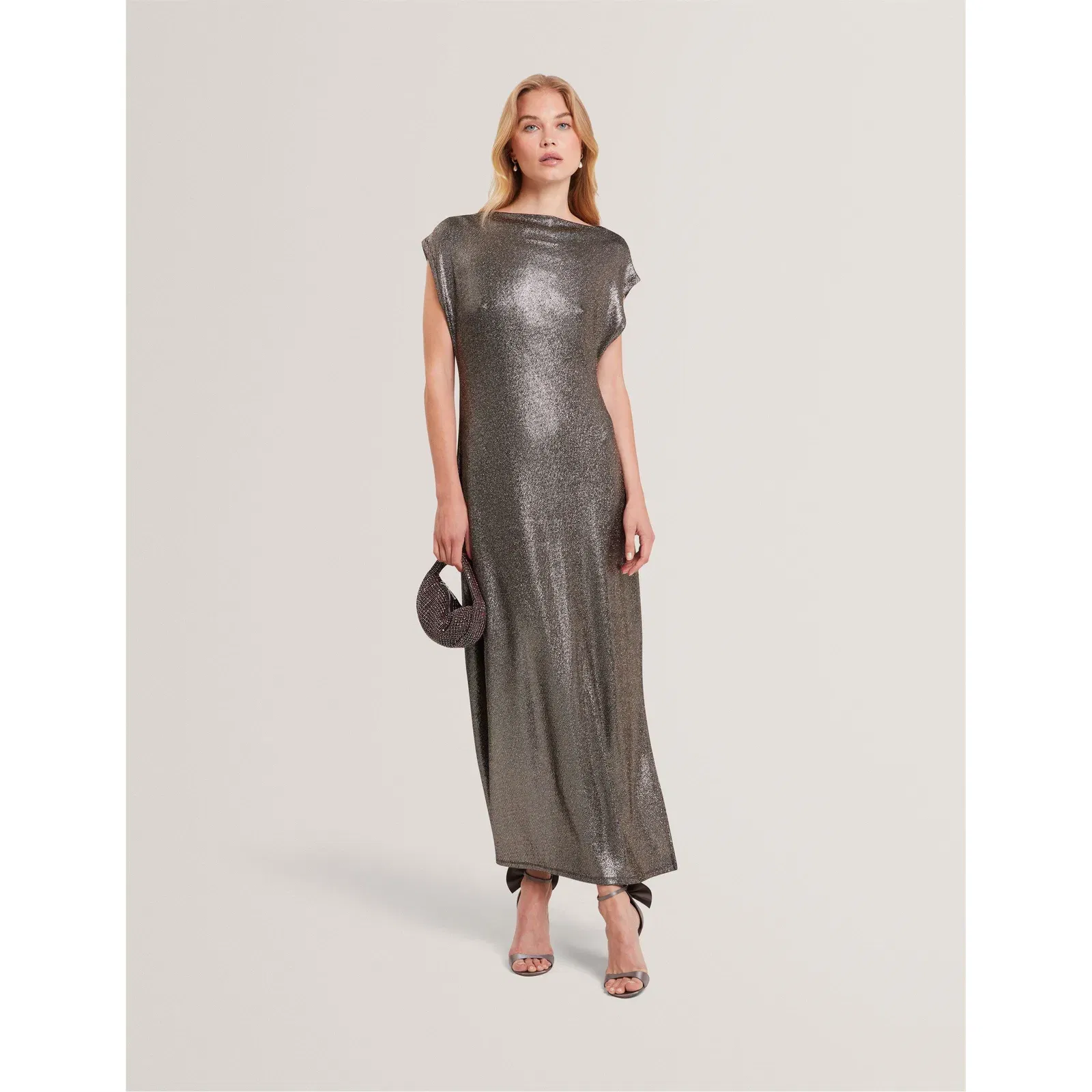 Metallic Bodycon Dress
