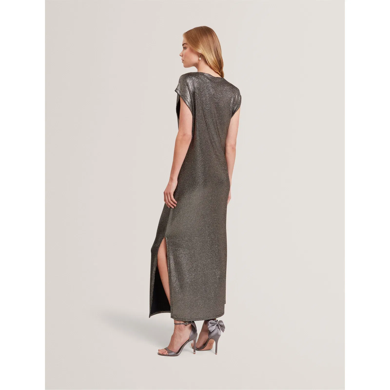 Metallic Bodycon Dress