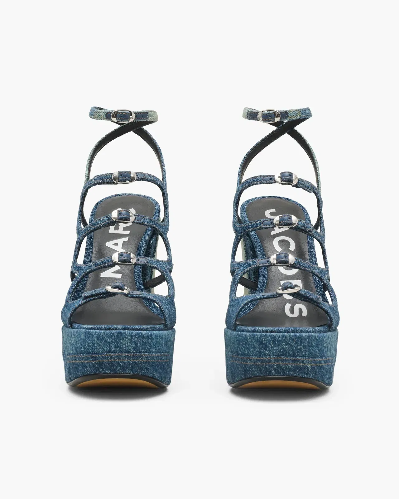 The Deconstructed Denim Kiki Platform Sandal