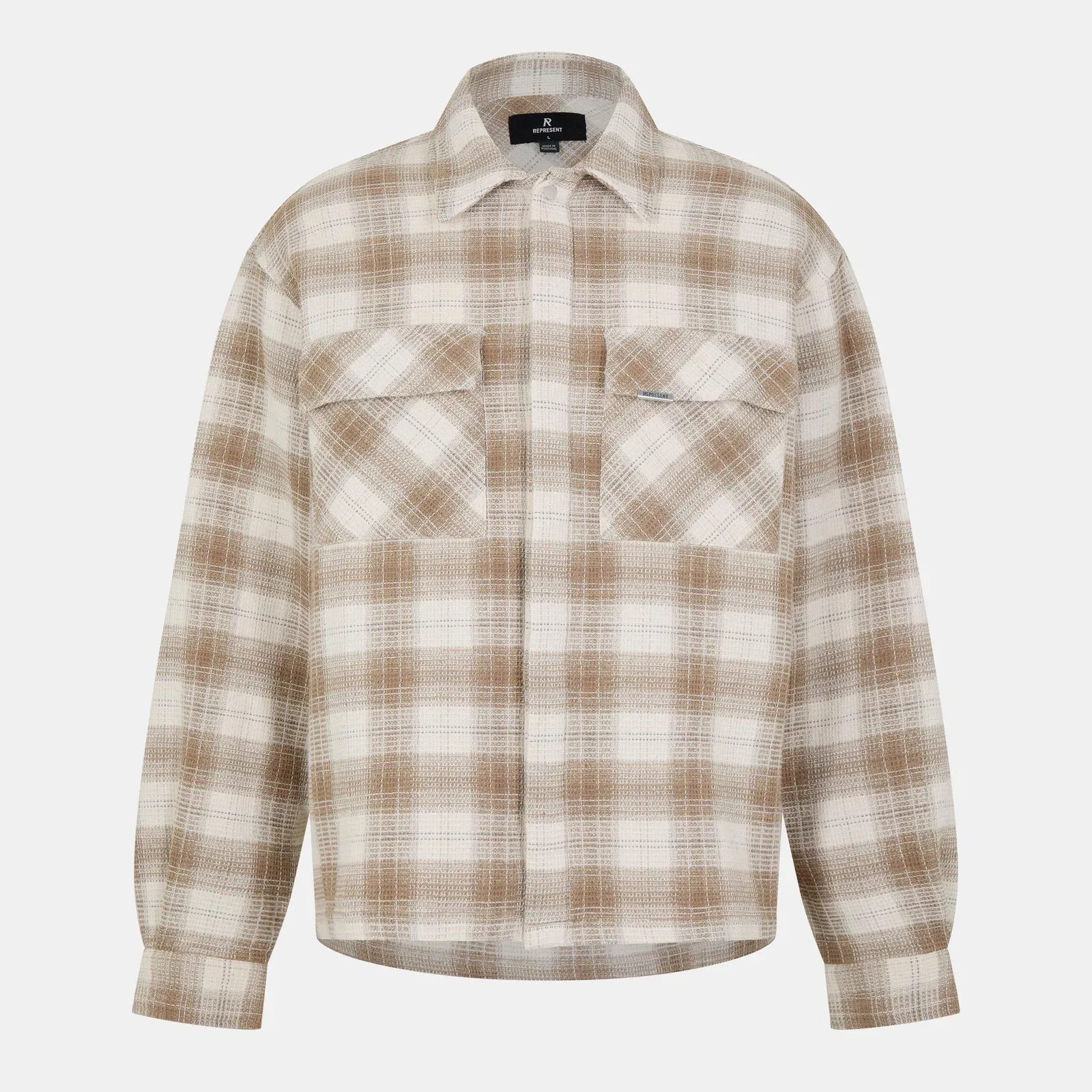 Waffle Flannel Shirt, Textured Fabric