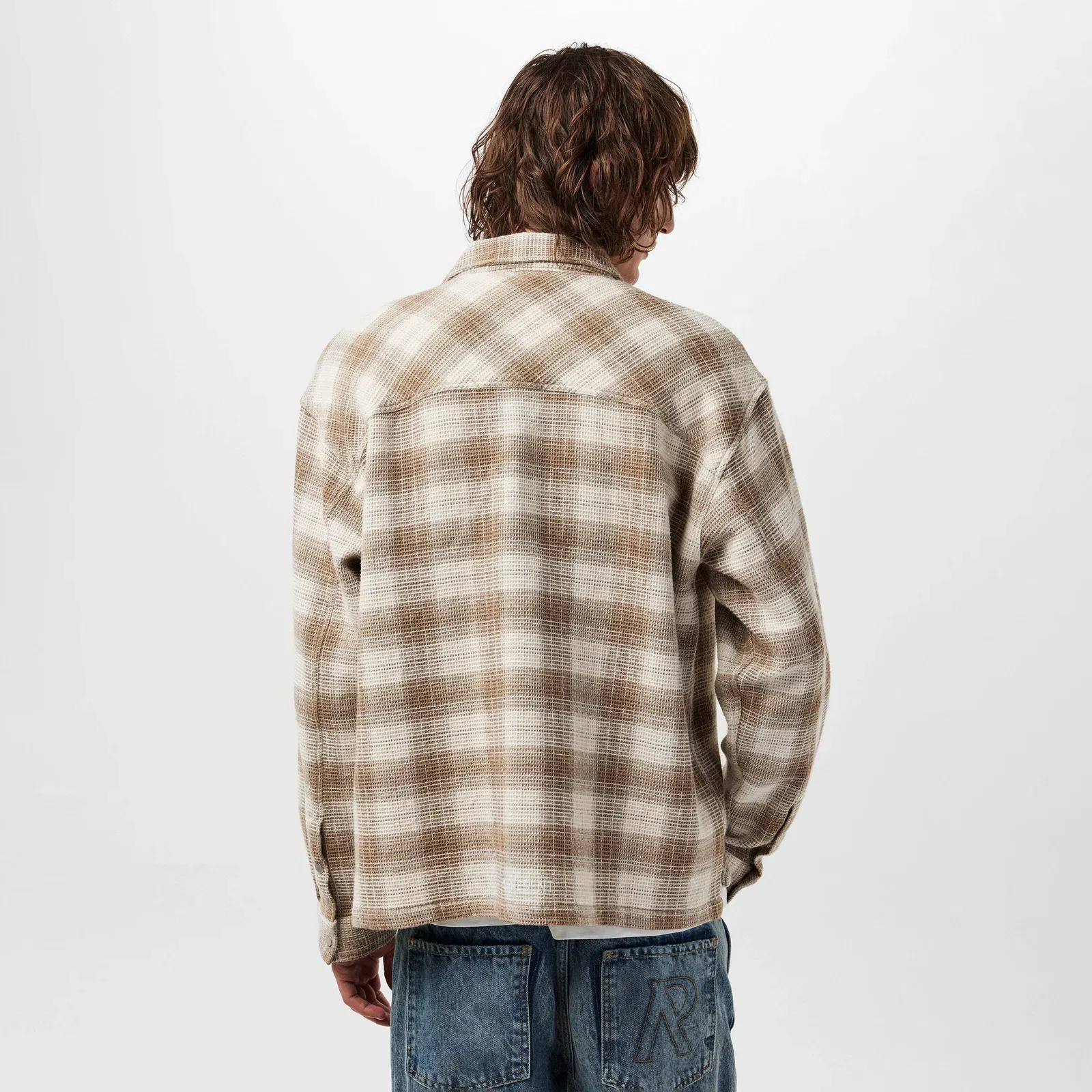 Waffle Flannel Shirt, Textured Fabric