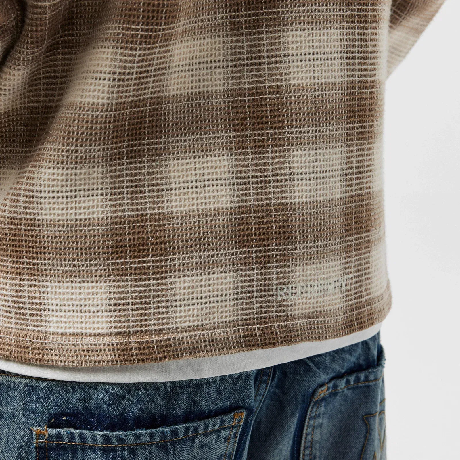Waffle Flannel Shirt, Textured Fabric