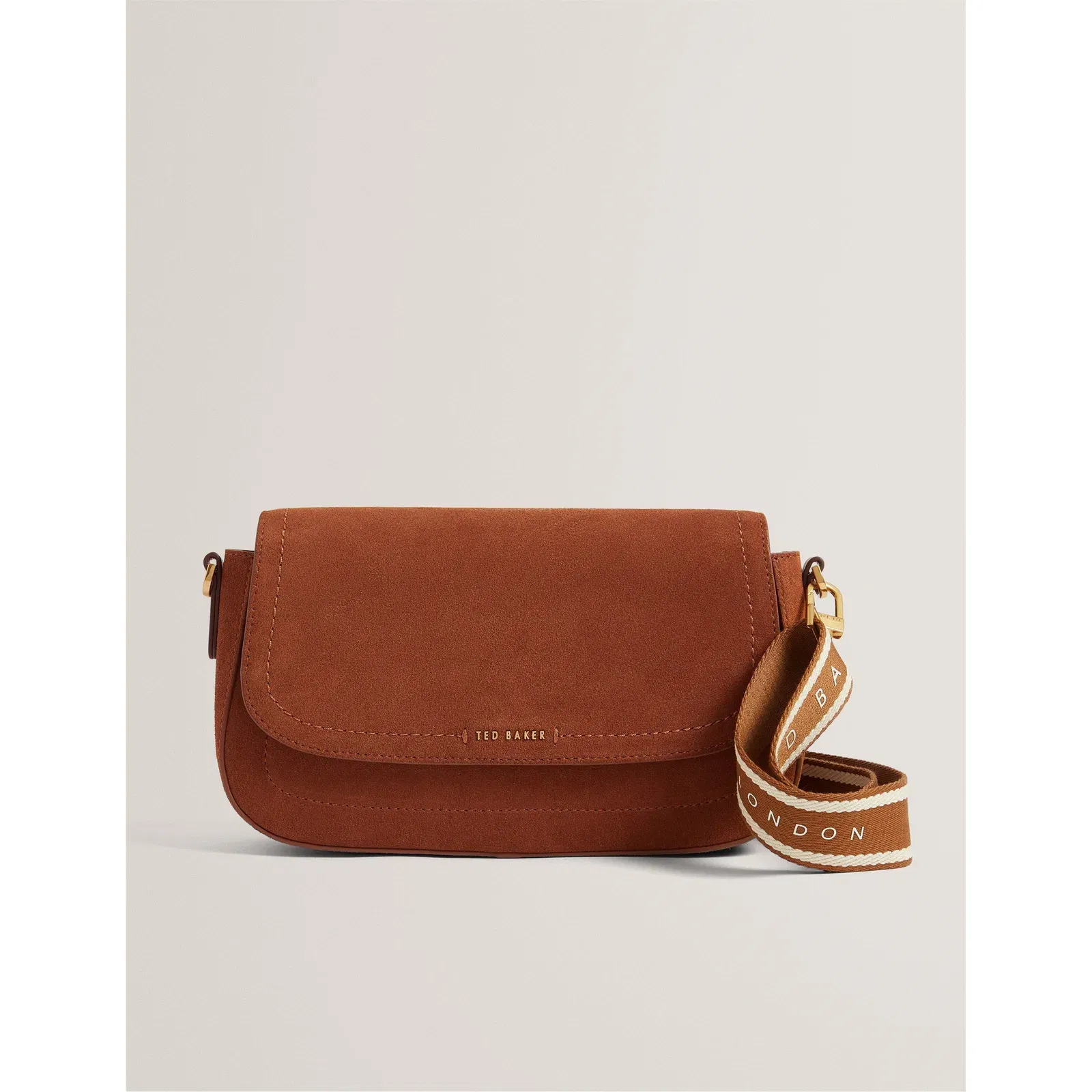 Suede Crossbody Bag
