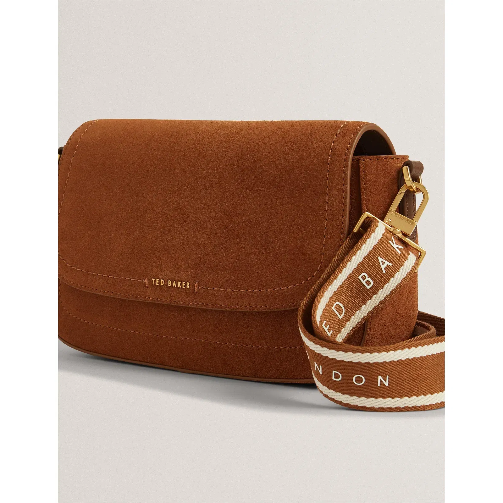 Suede Crossbody Bag