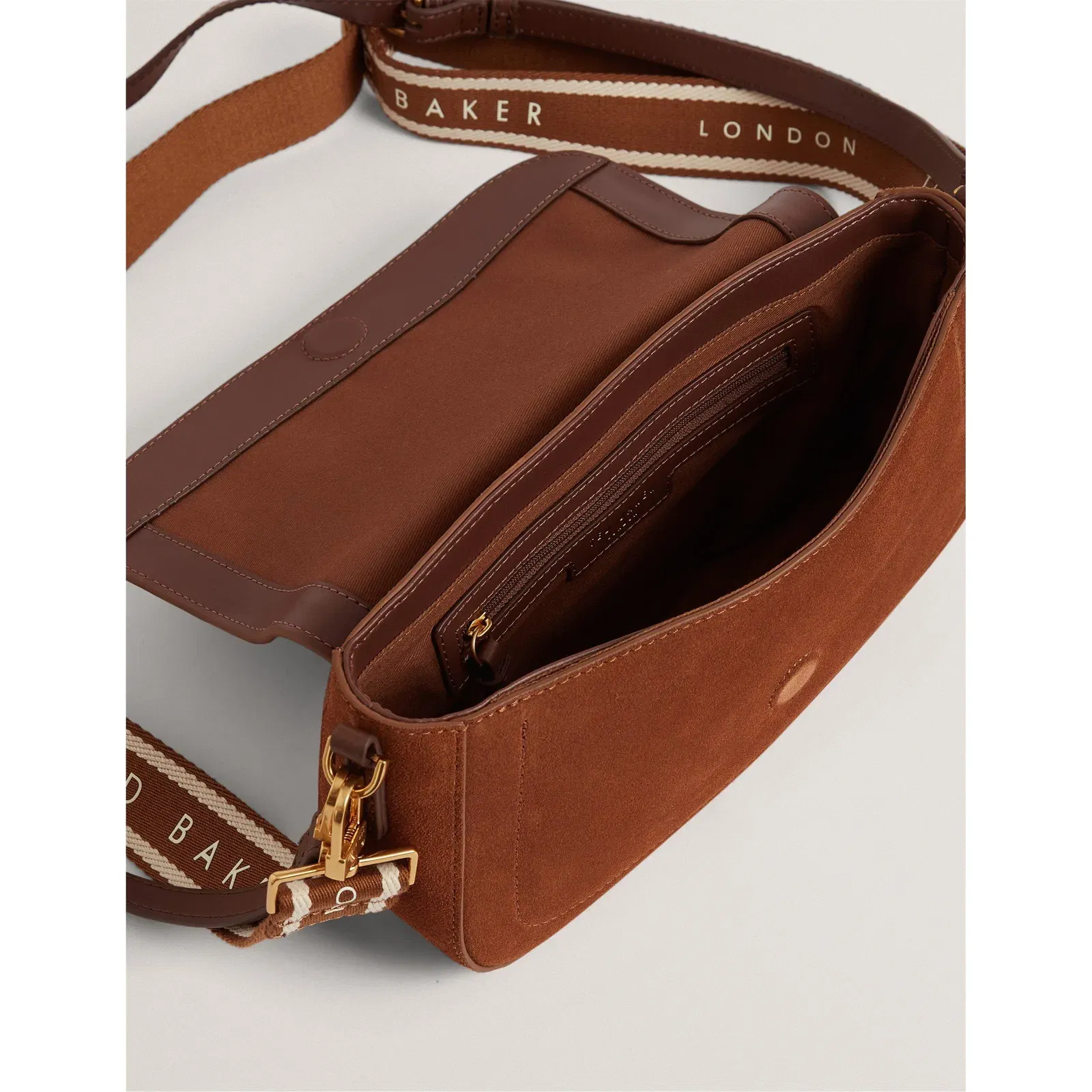 Suede Crossbody Bag