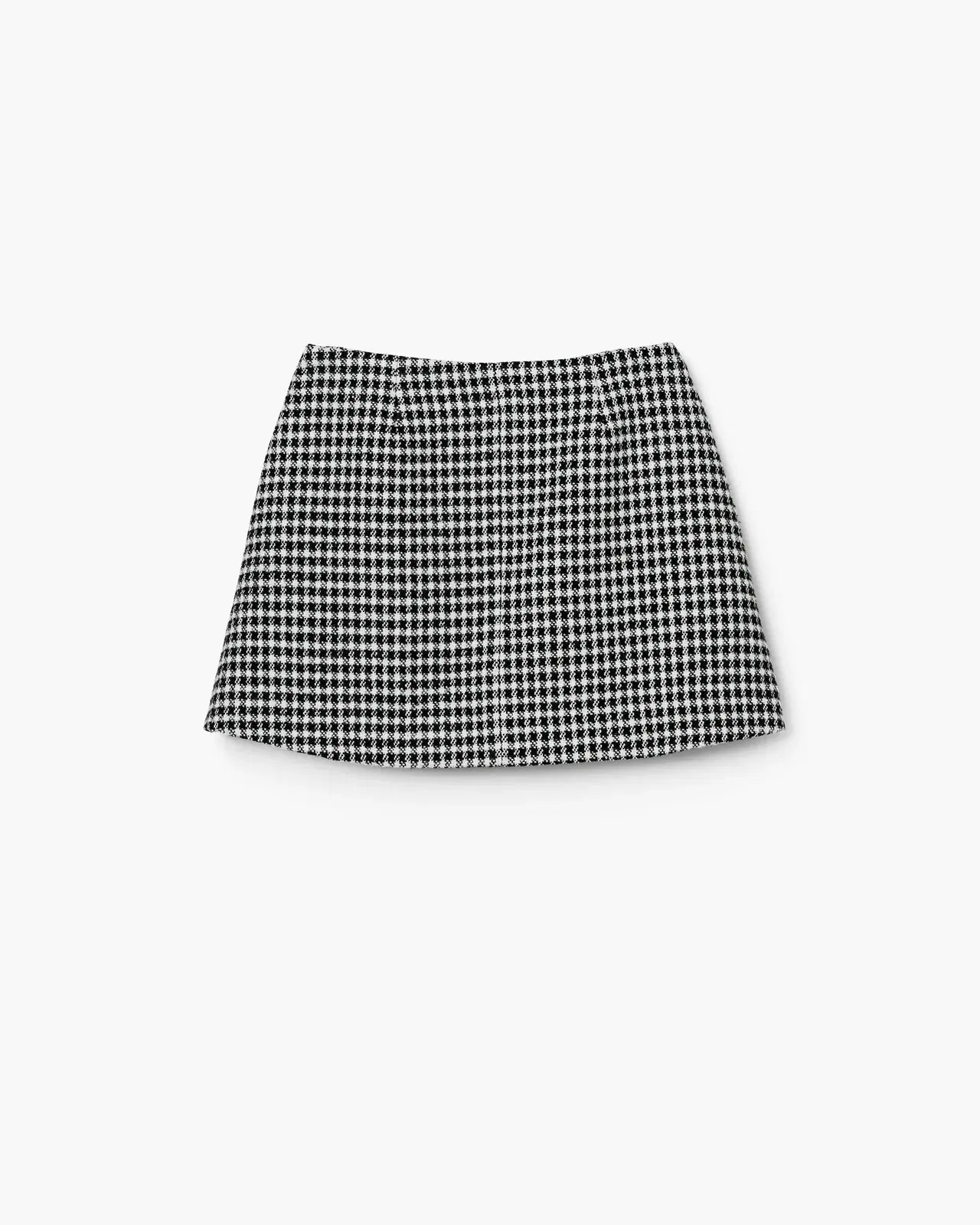 Gingham Tweed Mini Skirt