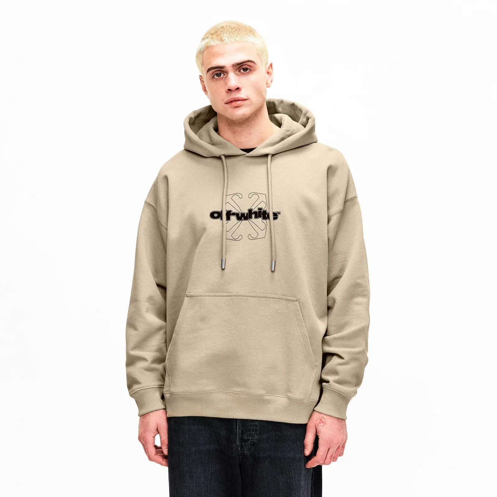 Fortune Arrow Sketch Pull Over Hoodie