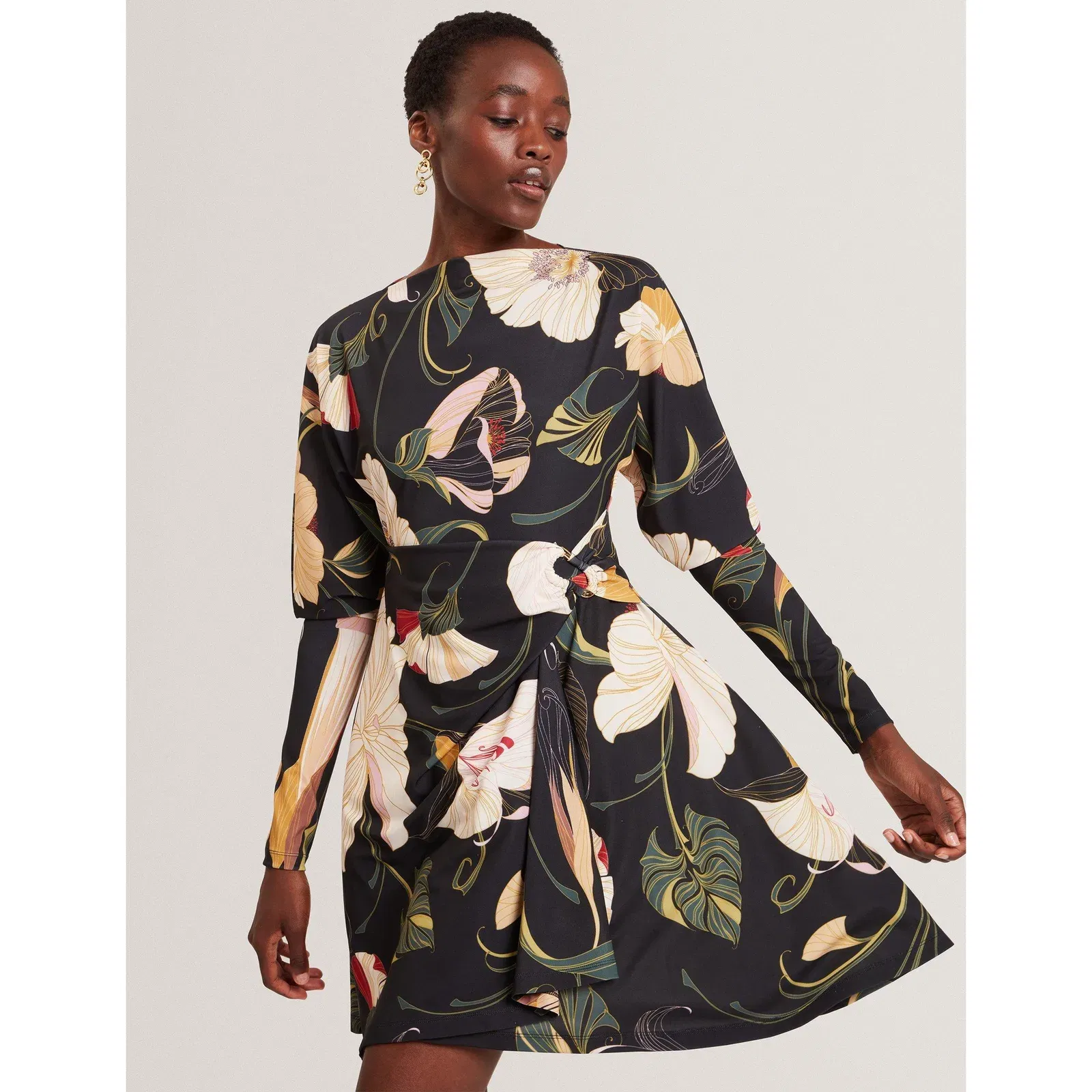 Wrap Mini Dress