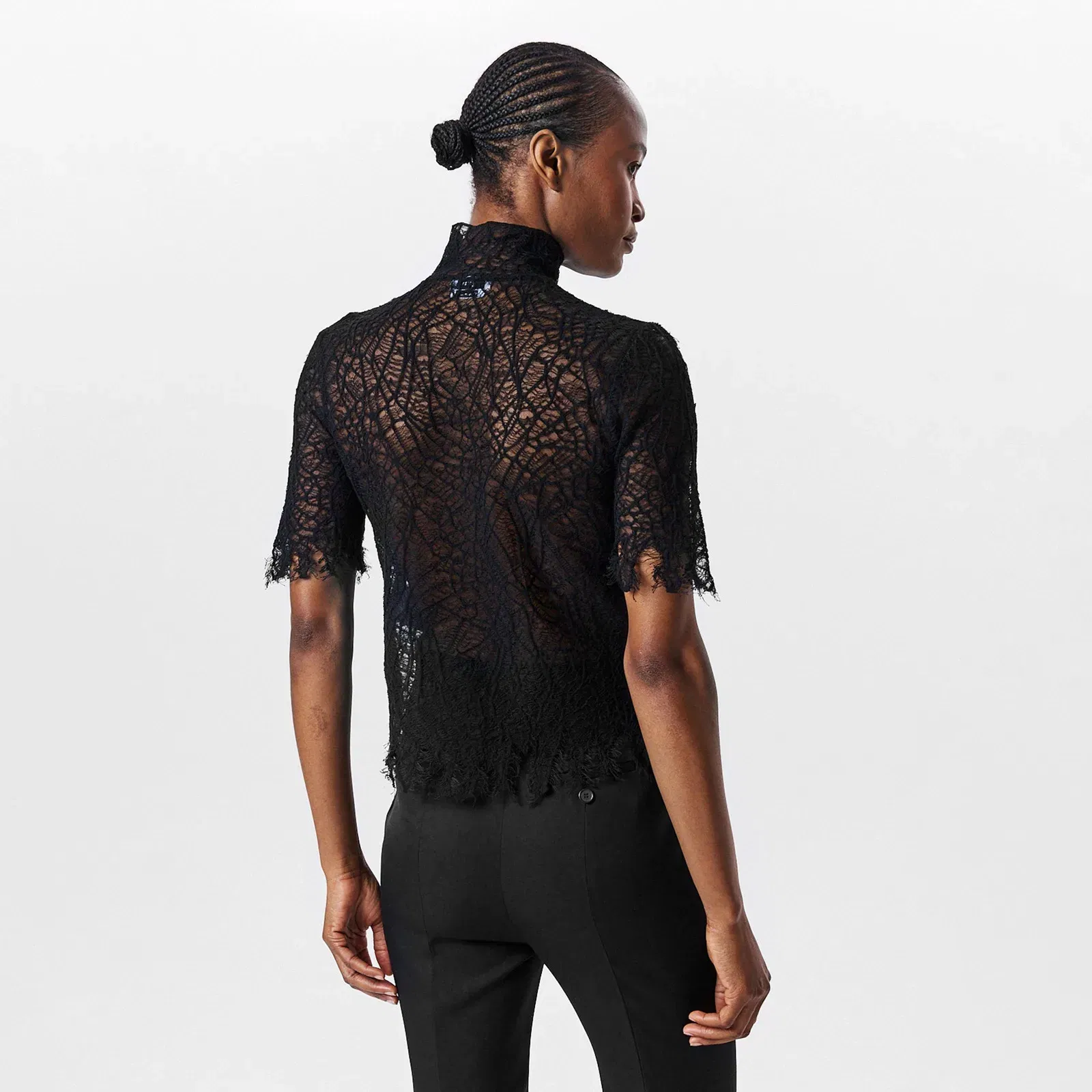 Alex Spider Lace Knitted Top