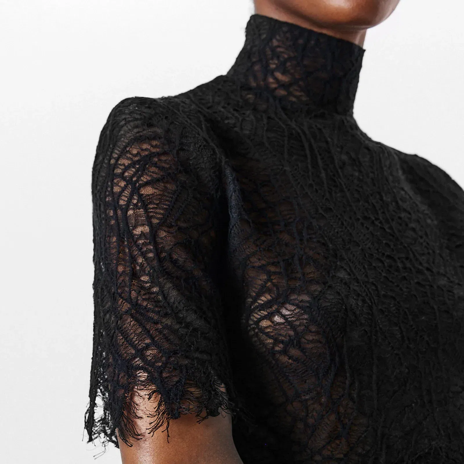 Alex Spider Lace Knitted Top