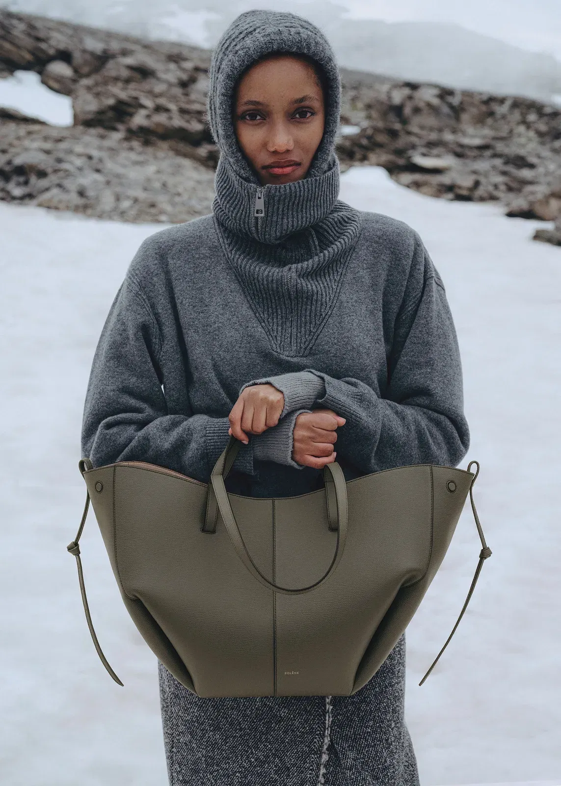 Polène Cyme 'Textured Smoky Green'