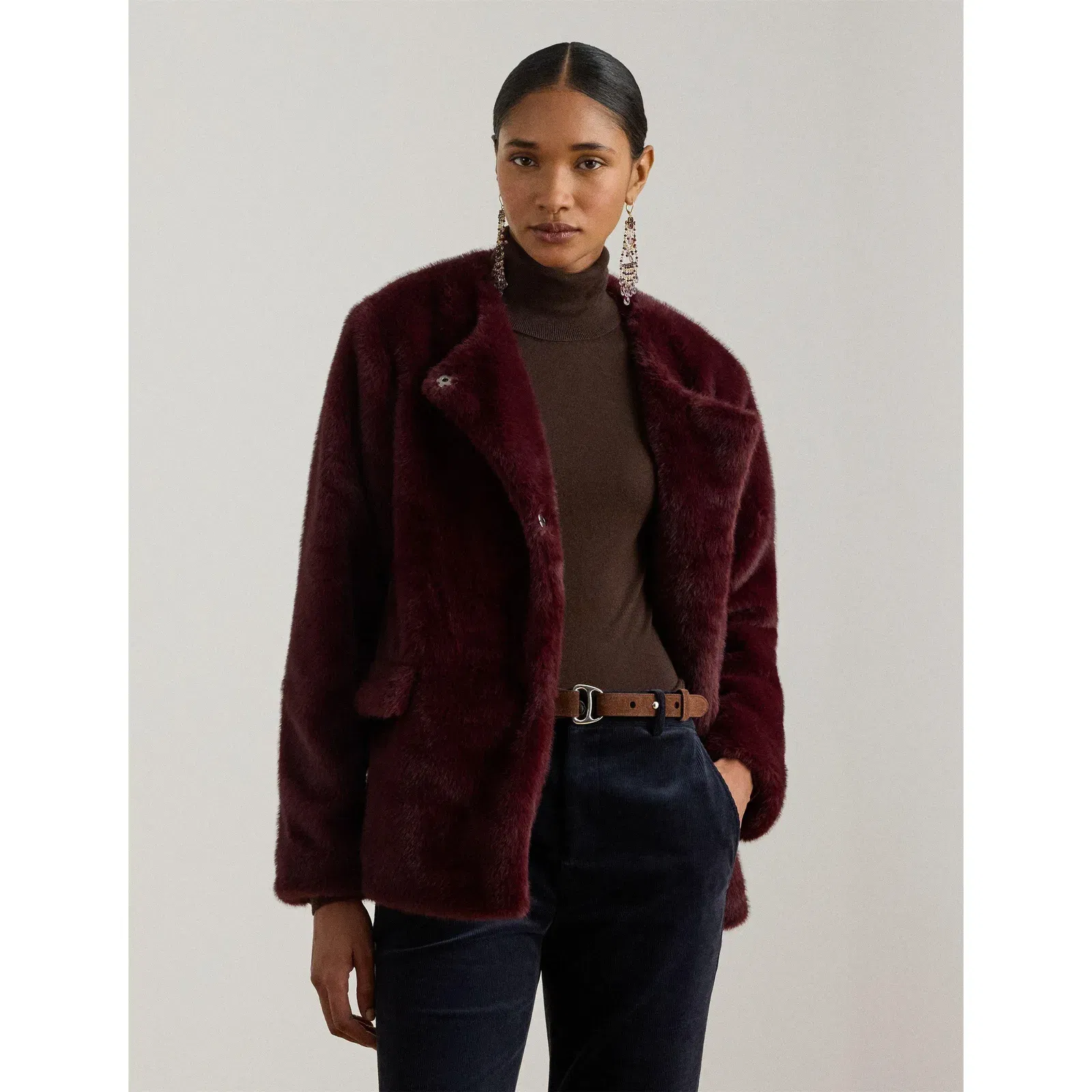 FX Fur Teddy Coat