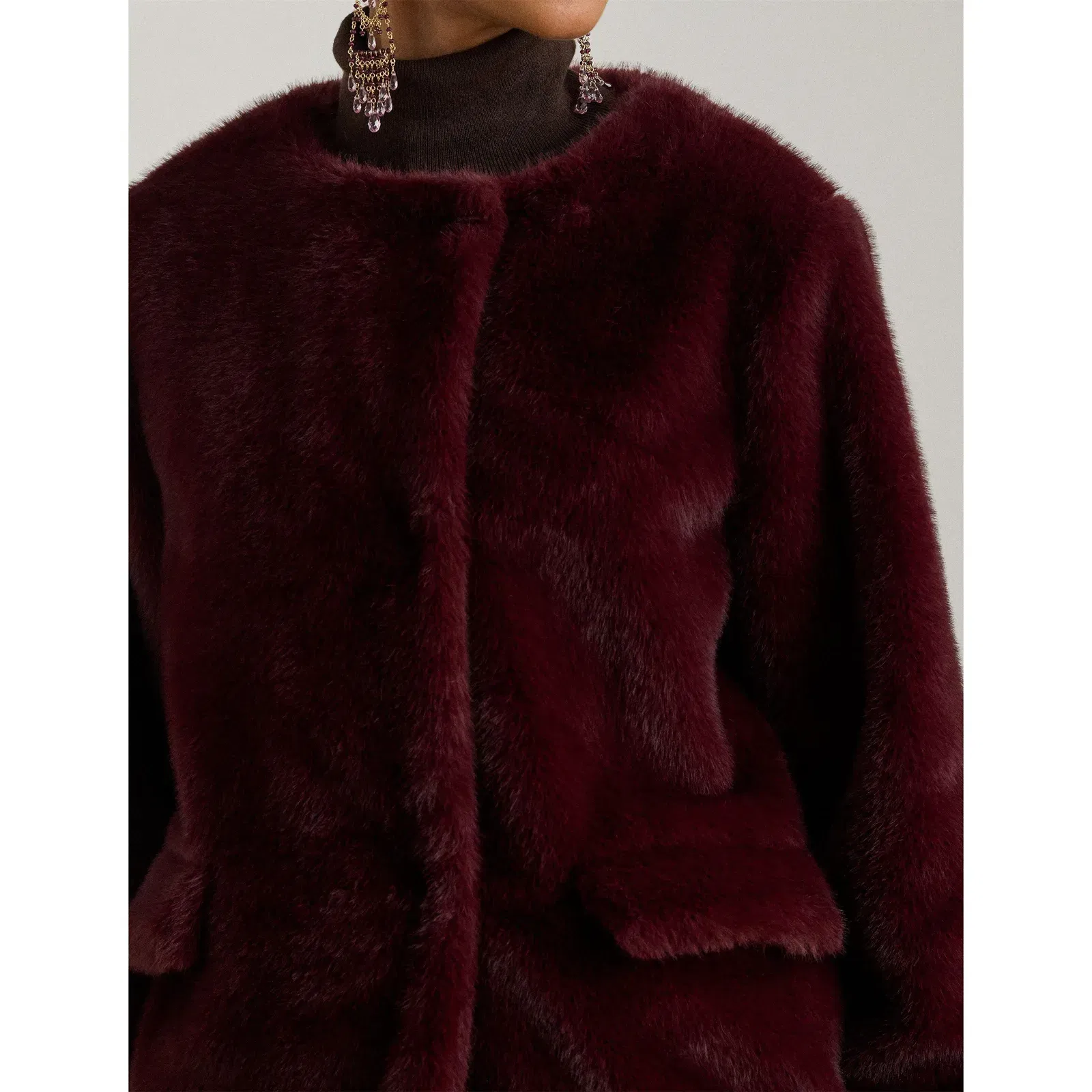 FX Fur Teddy Coat