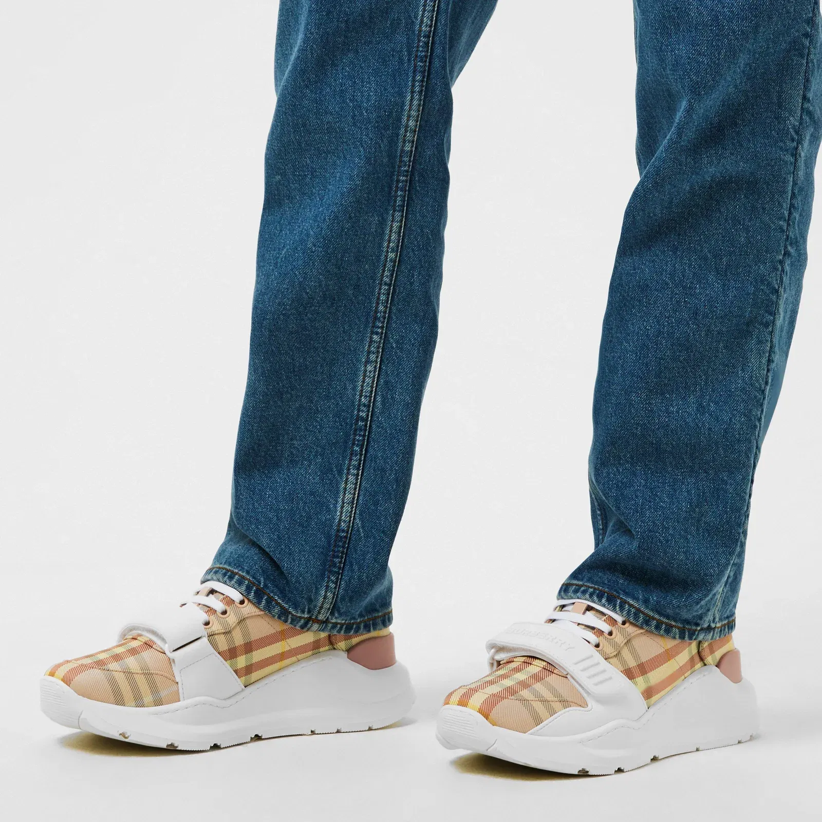 Check Cotton New Regis Trainers