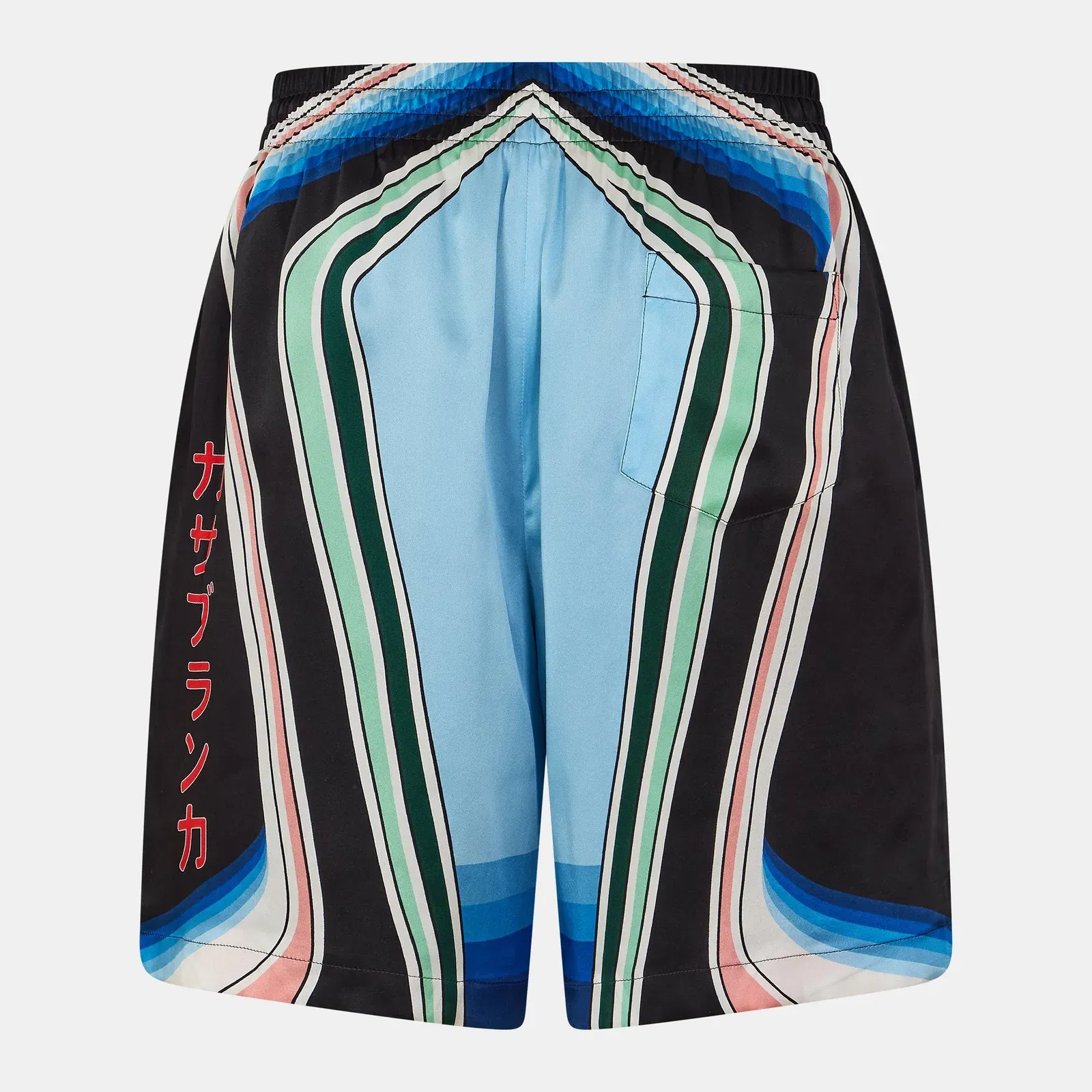 Pattern Woven Elasticated Tracksuit Shorts