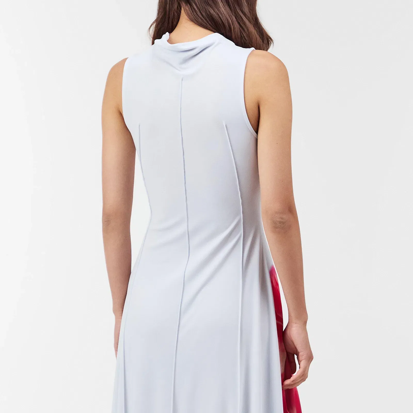 Mesh Midi Tea Dress