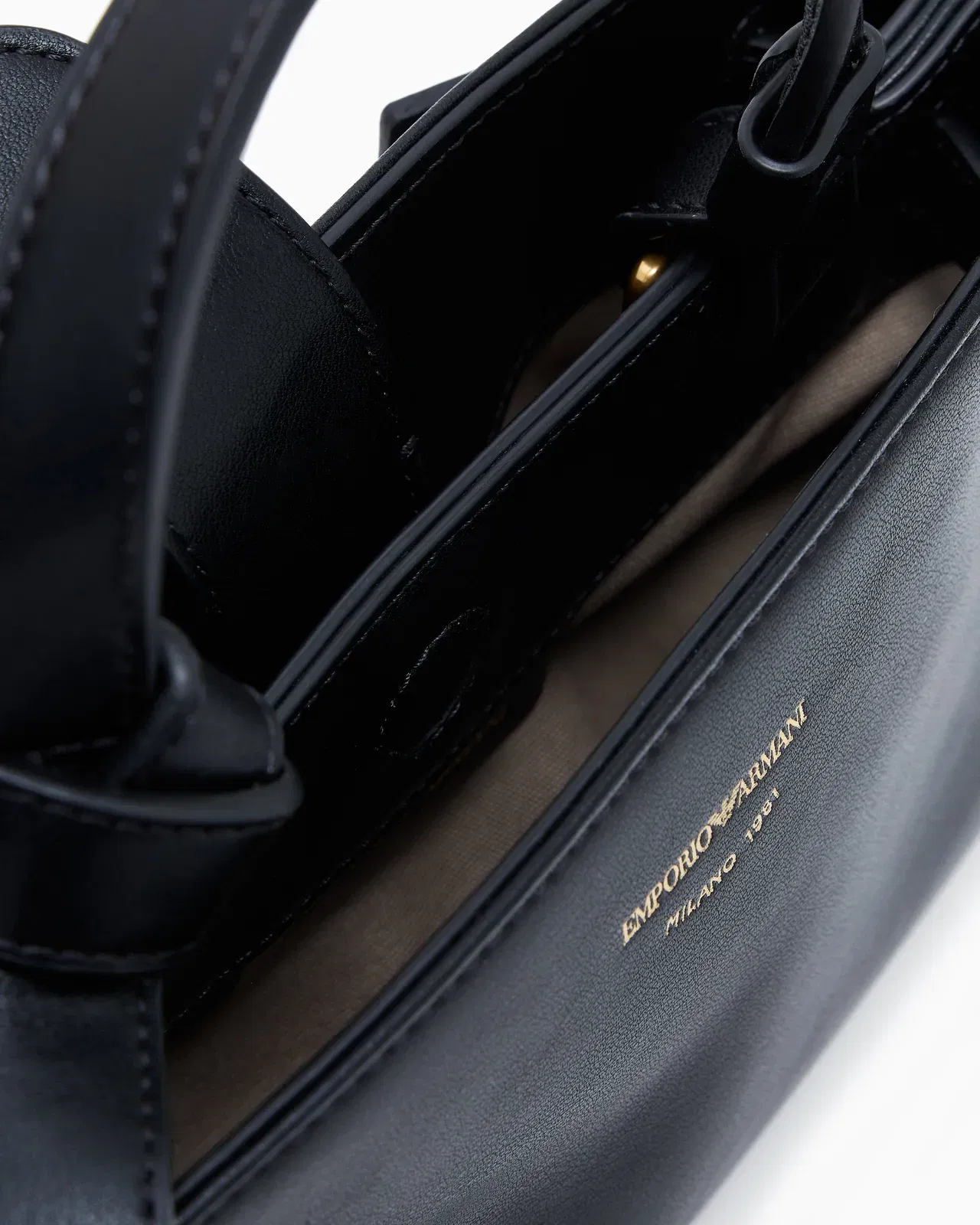 Emporio Armani Smooth leather mini bag