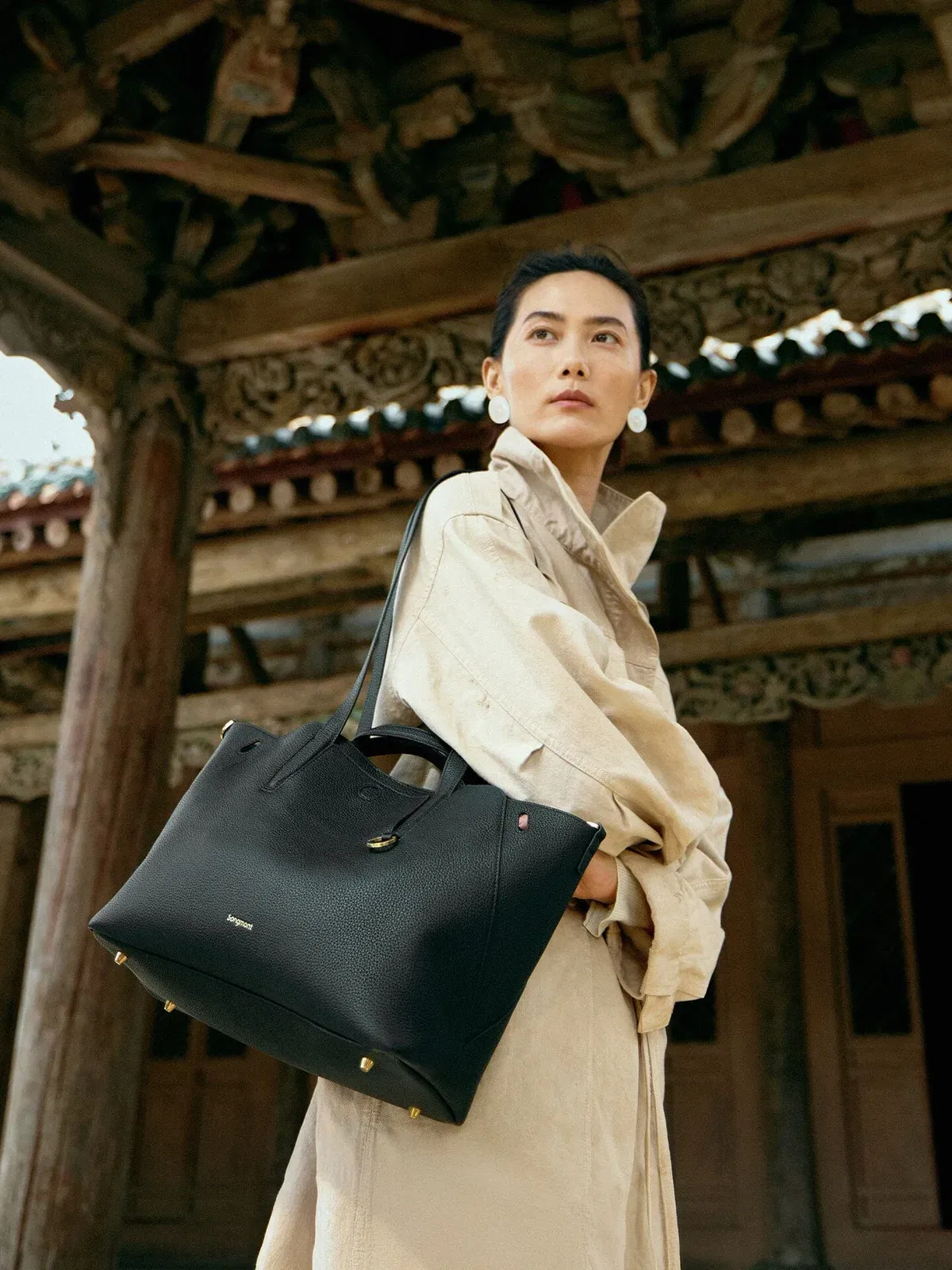Songmont Small Yore Tote Bag Onyx