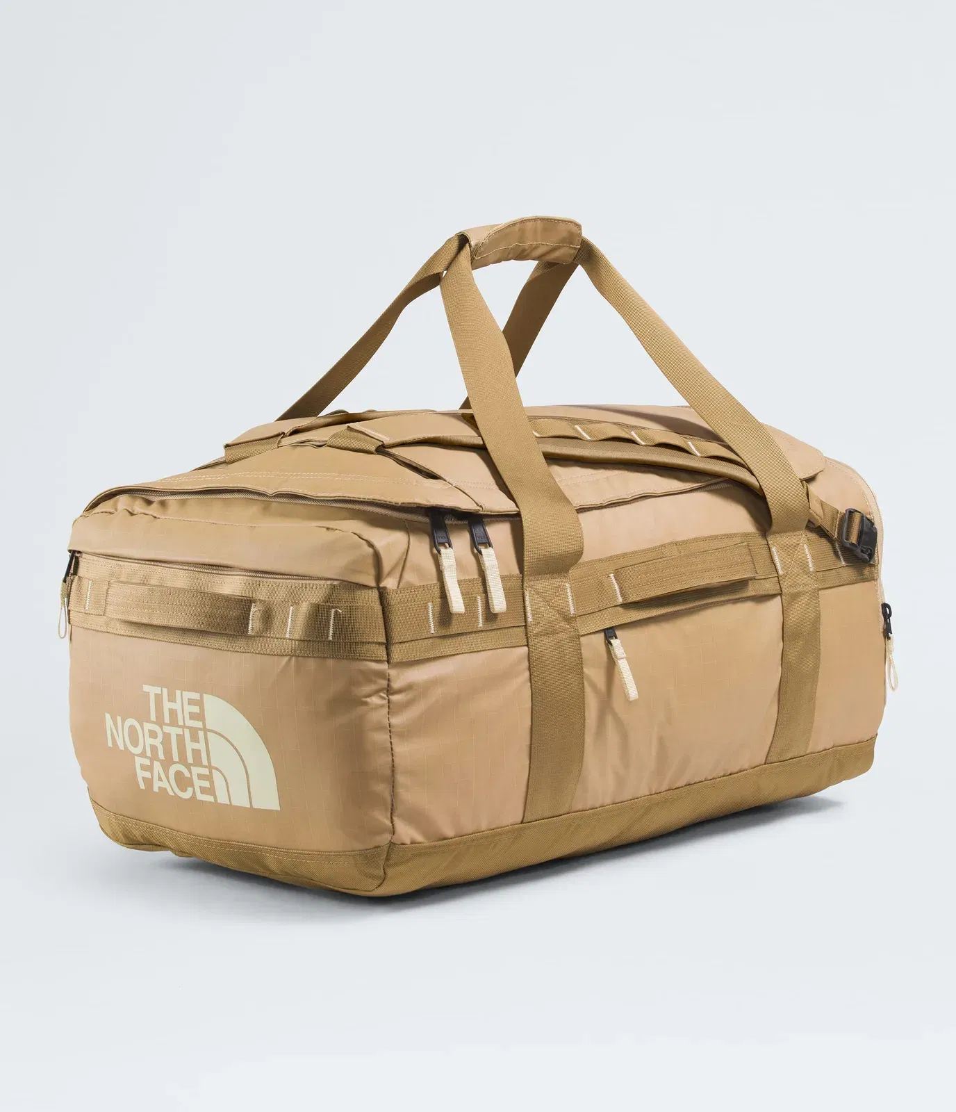 The North Face Base Camp™ Voyager Duffel—62L Khaki Stone-Utility Brown-Desert Stone
