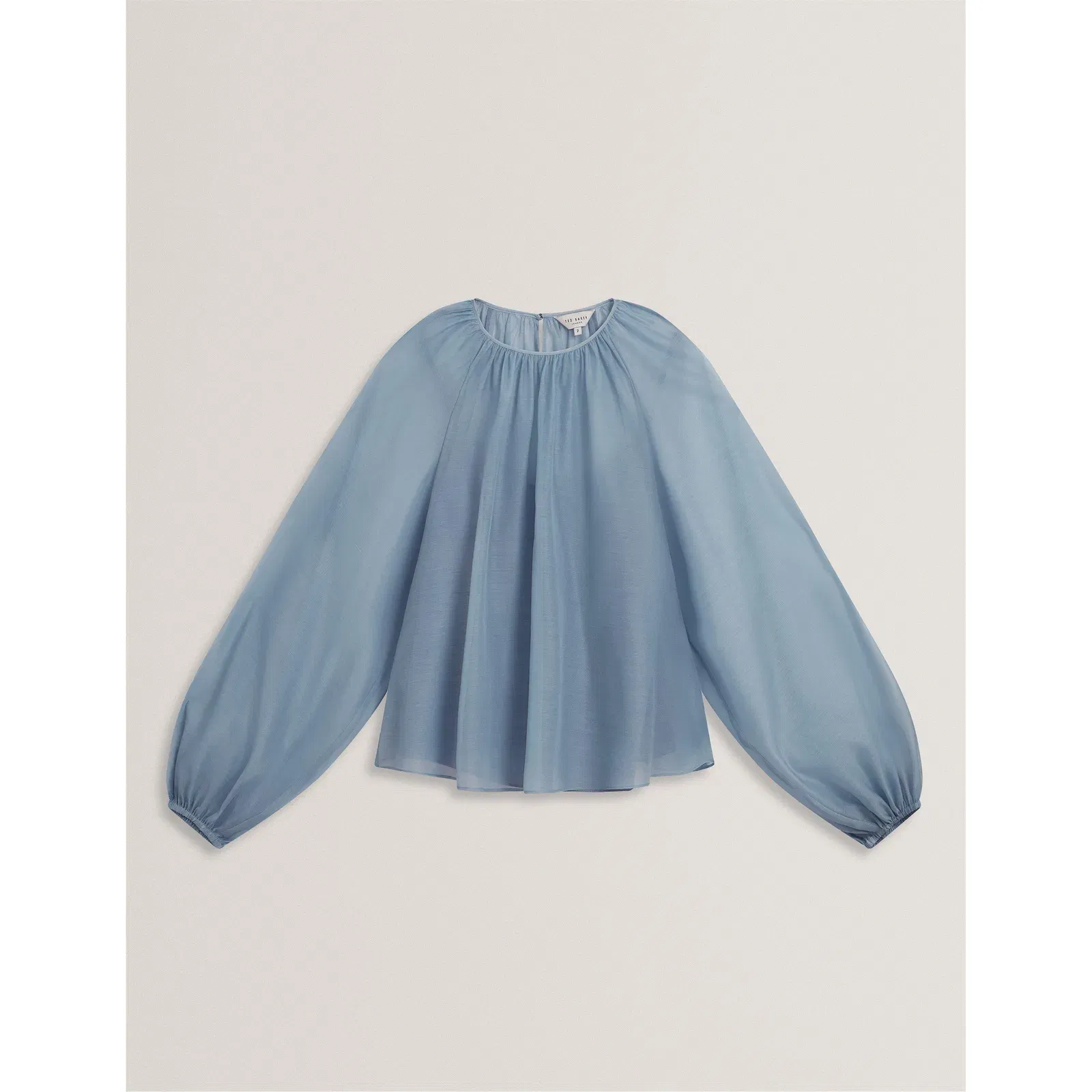 Puff Sleeve Long Blouse