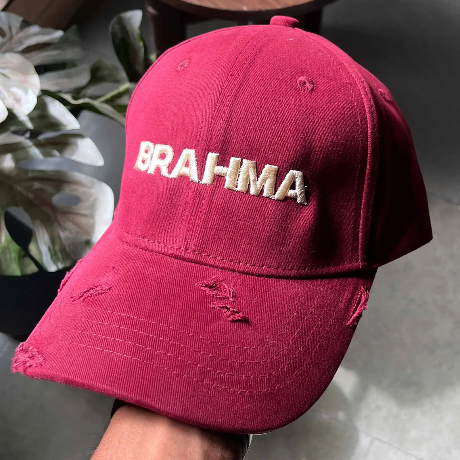 Brahma // Maroon Baseball Cap