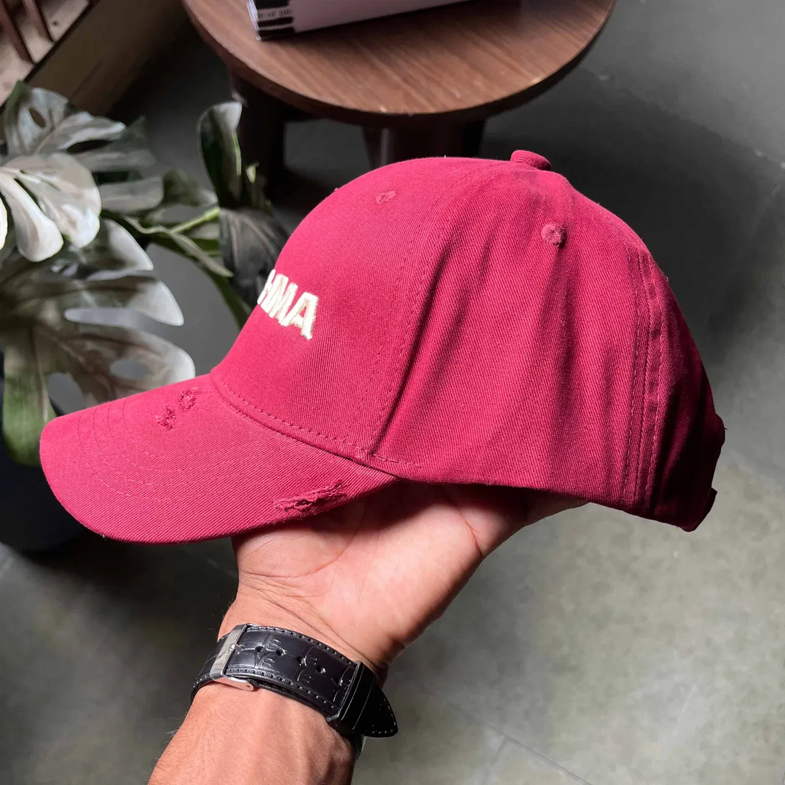 Brahma // Maroon Baseball Cap