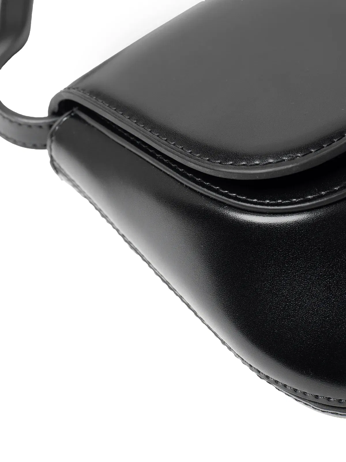 Luna - Ladies Leather Structured Bag I Black