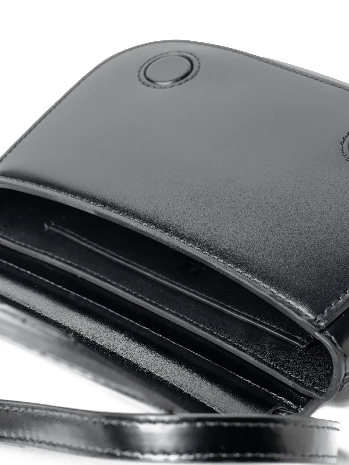 Luna - Ladies Leather Structured Bag I Black