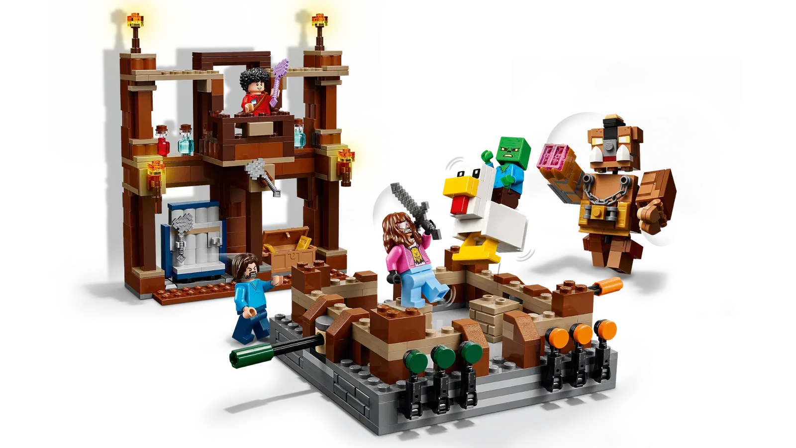 Lego Woodland Mansion Fighting Ring