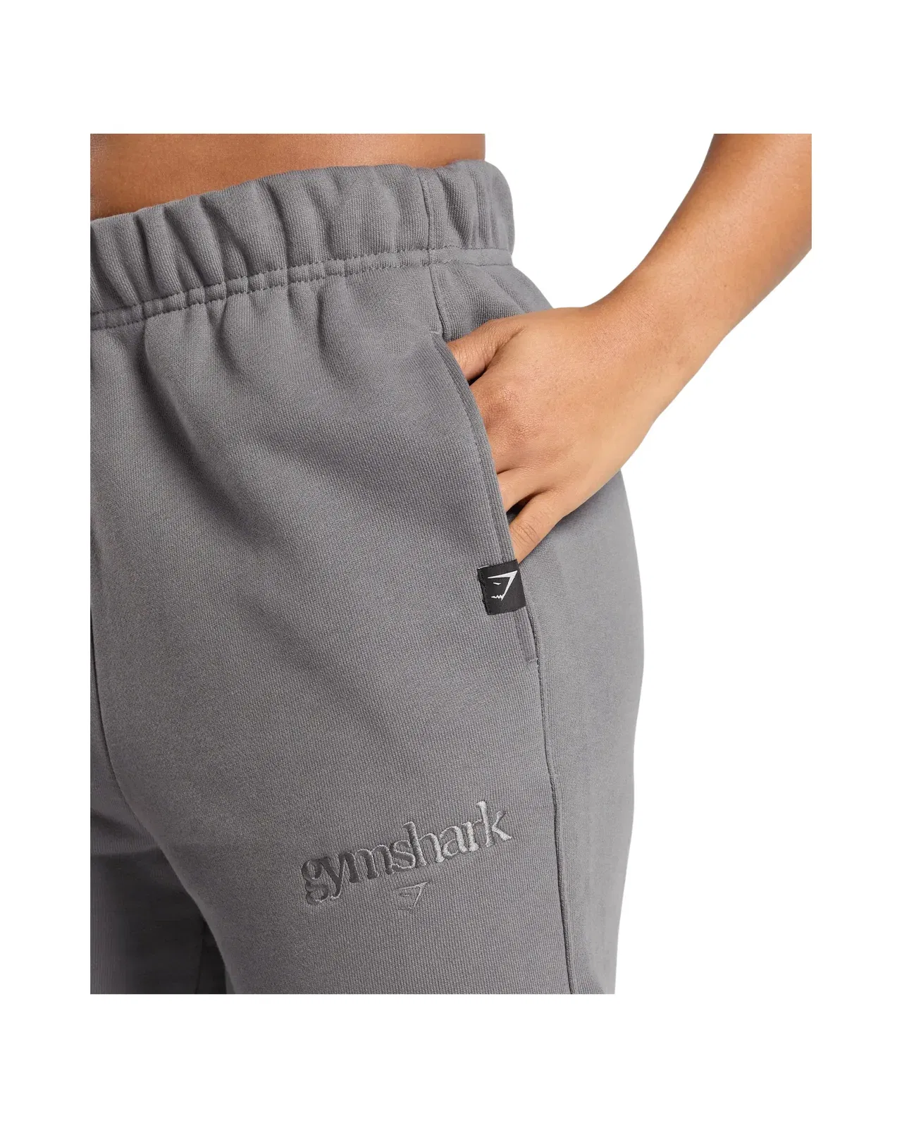 Gymshark Embroidered Oversized Jogger Brushed Grey