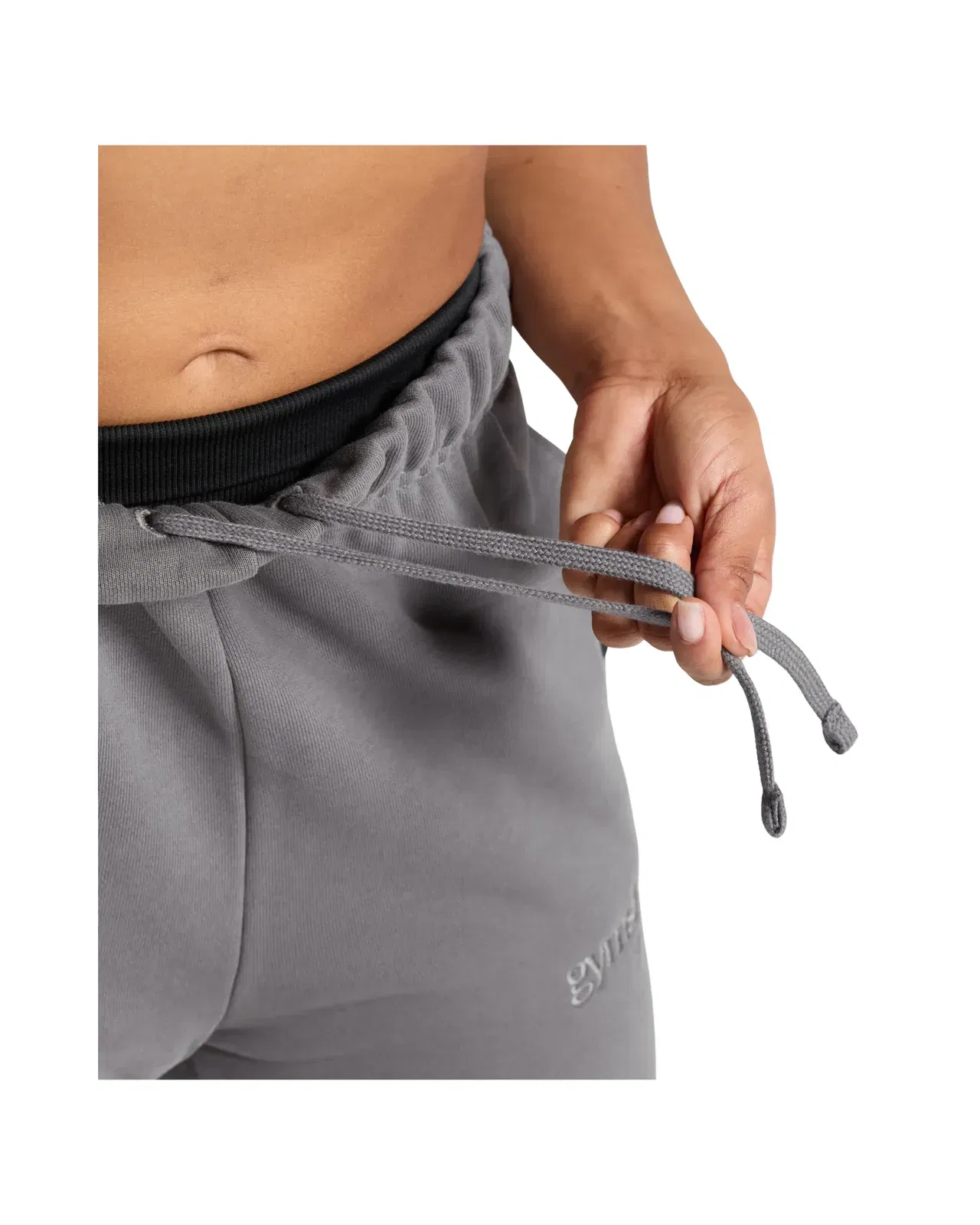 Gymshark Embroidered Oversized Jogger Brushed Grey