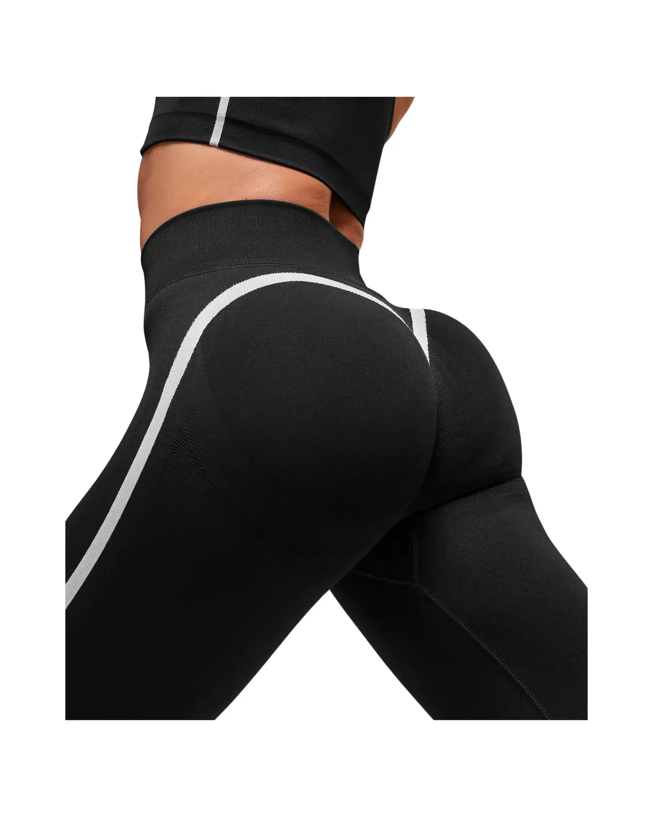 Gymshark Lift Varsity Seamless Leggings Black