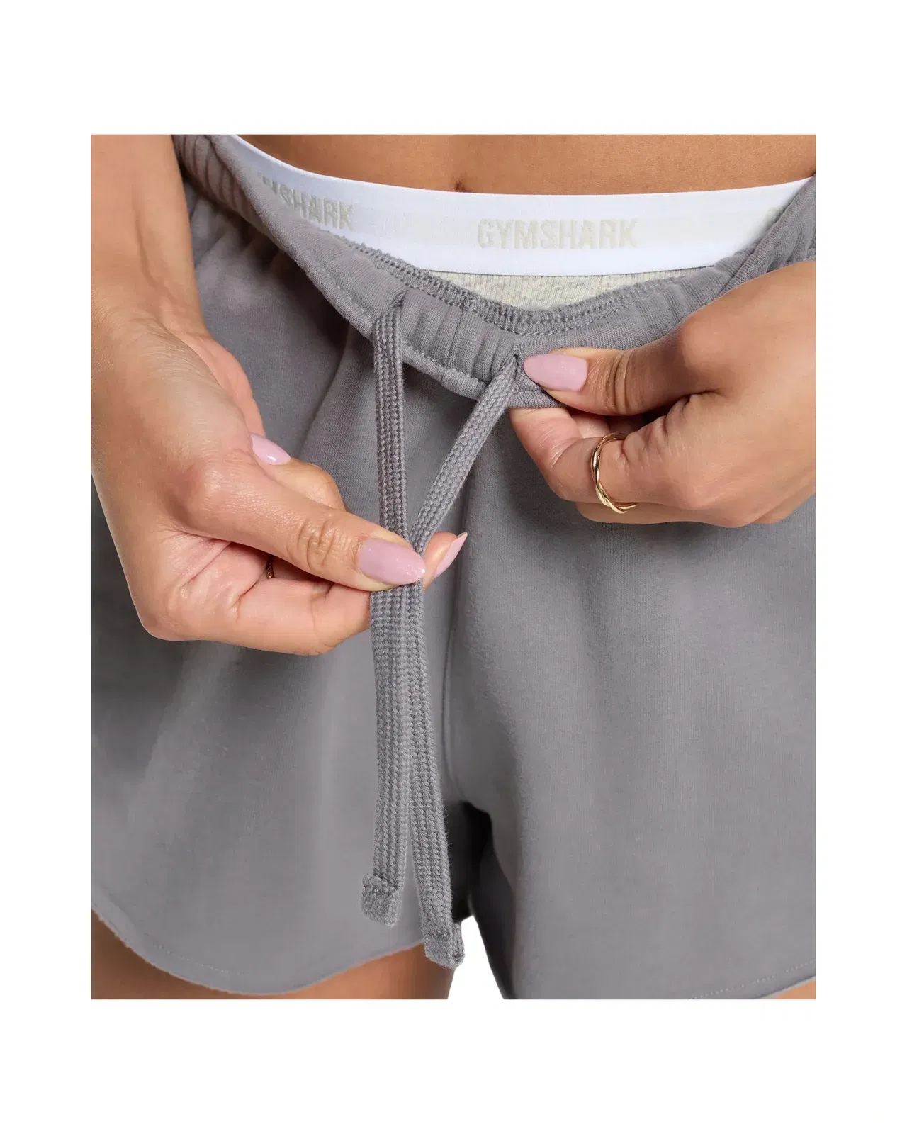 Gymshark Fleece Shorts oversized fit Medium Grey
