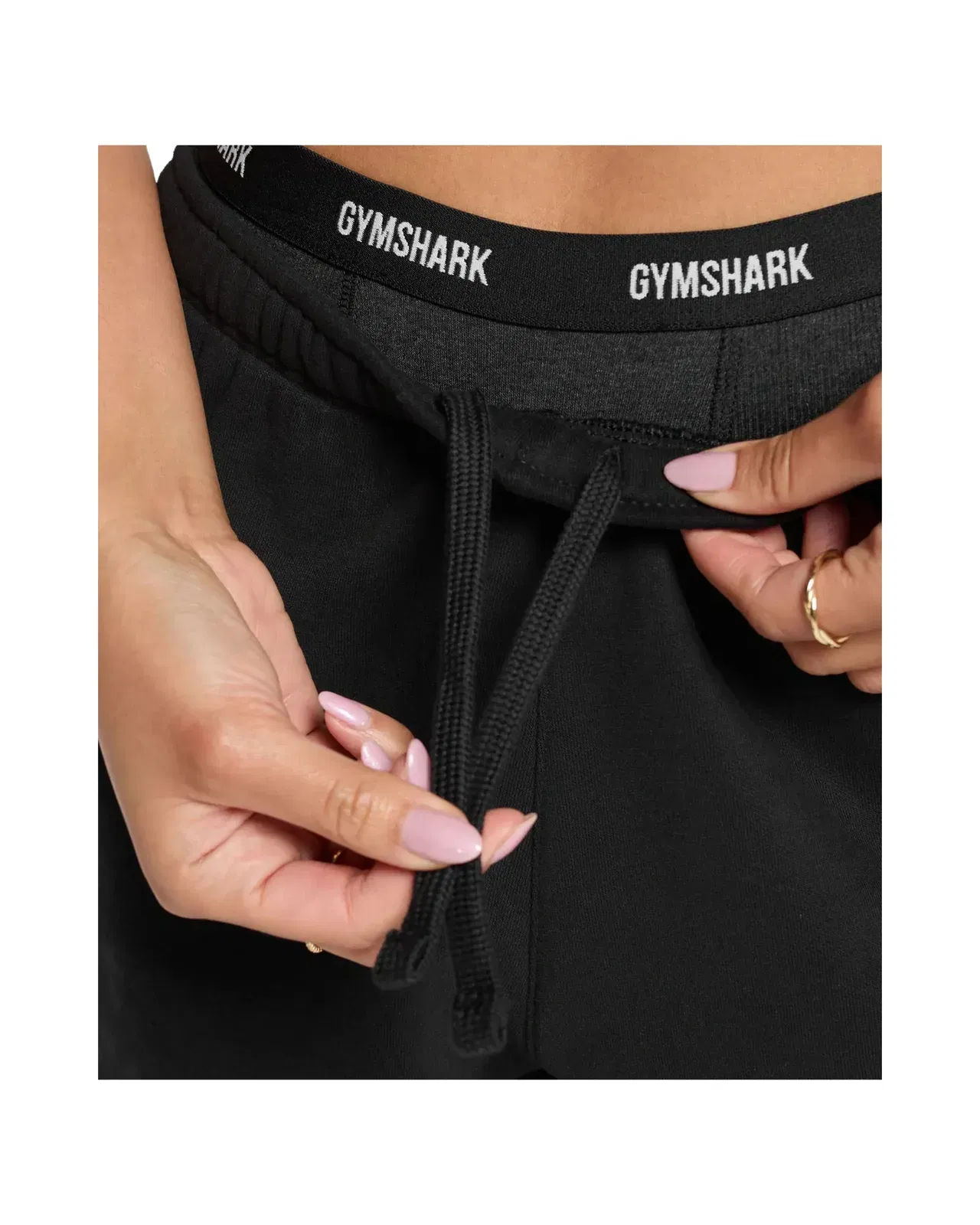 Gymshark Fleece Shorts oversized fit Black
