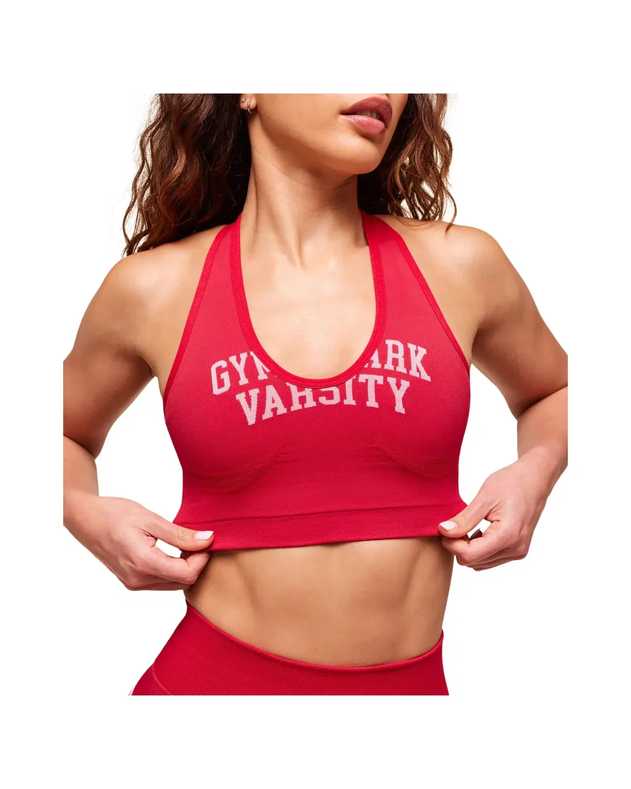 Gyshark Lift Varsity Seamless Tank Carmine Red