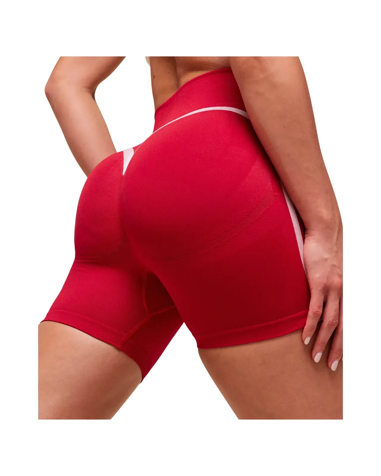 Gymshark Lift Varsity Seamless Short Carmine Red